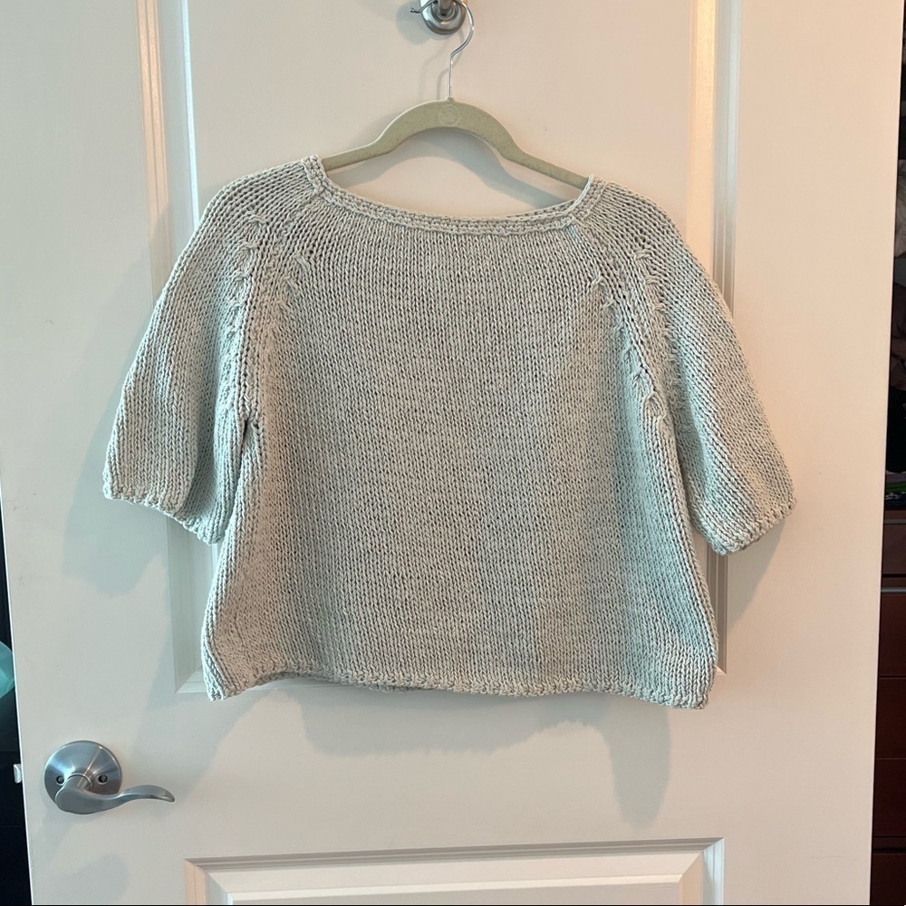 Pure Handknit Crochet Top Size: M/L